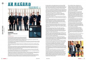 Rhythms Magazine May June 2015 issue page 16-17 - Calexico