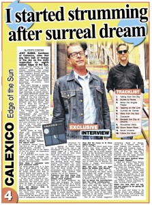 Calexico - The Sun (feature) - 15.05.2015